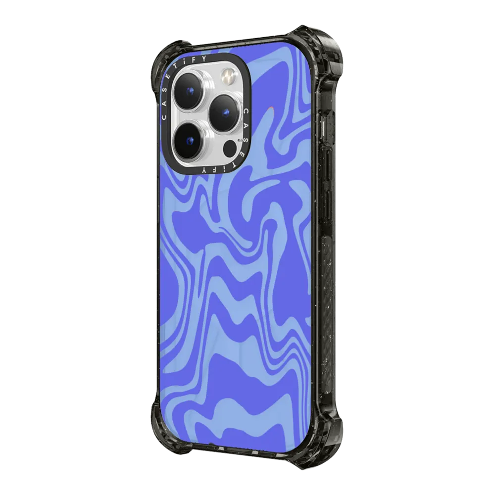 Bounce iPhone 14 Pro Max Case MagSafe Compatible - Splitsville - Blue