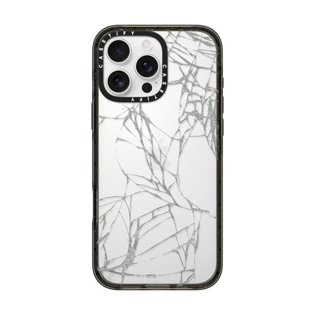 CASETiFY iPhone 16 Pro Max ケース ブラック インパクトケース Hype Broken