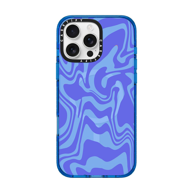 CASETiFY iPhone 16 Pro Max ケース スカイブルー インパクトケース MagSafe対応 Maximalism Maximalism Splitsville - Blue Back to School CASETiFY iPhone 16 Pro Max ケース スカイブルー インパクトケース MagSafe対応 Maximalism Maximalism Splitsville - Blue Back to School