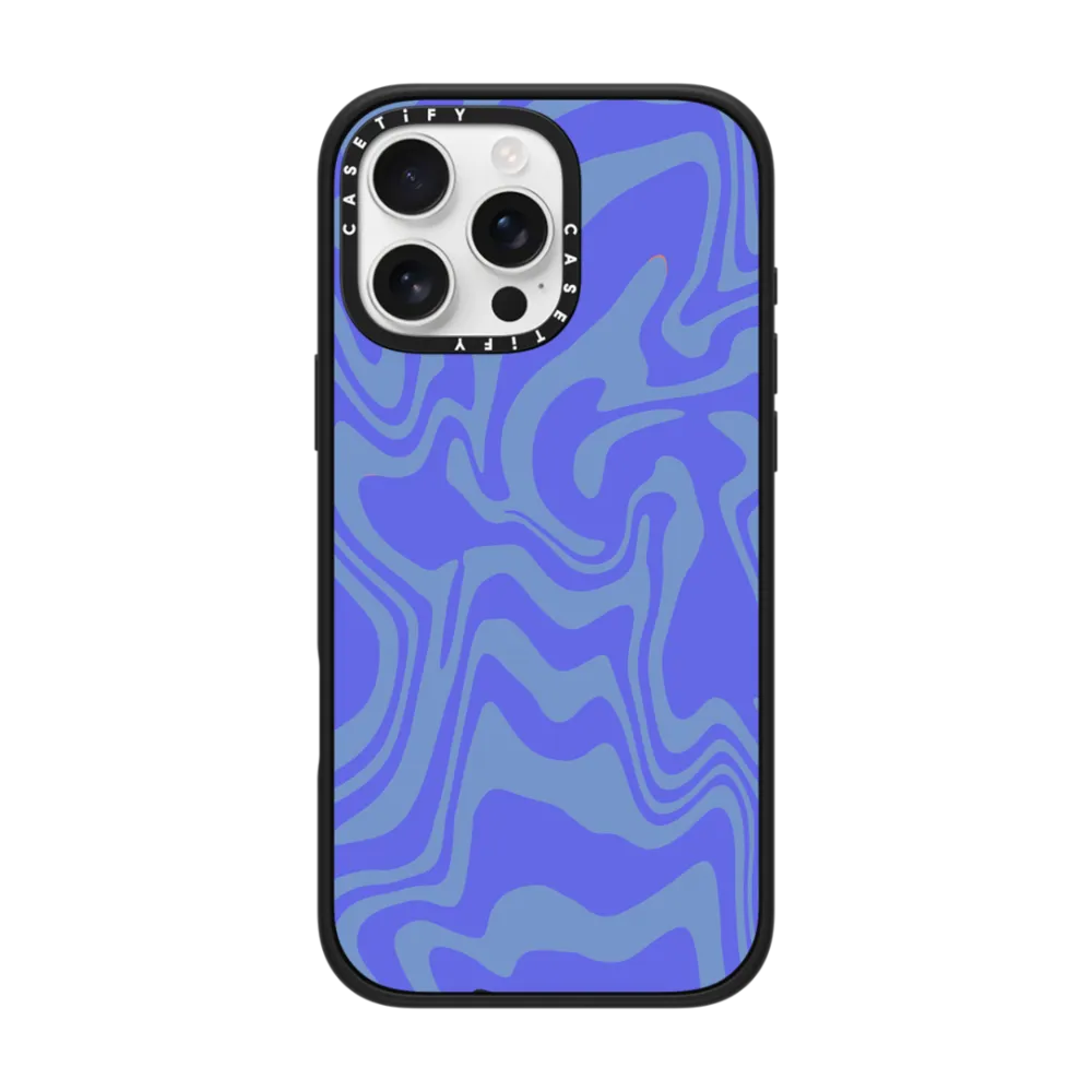 Impact iPhone 16 Pro Max Case MagSafe Compatible - Splitsville - Blue