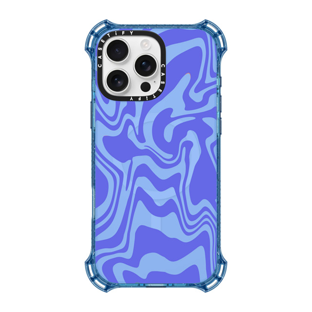 CASETiFY iPhone 16 Pro Max ケース ベイビーブルー バウンスケース Maximalism Maximalism Splitsville - Blue Father's Day CASETiFY iPhone 16 Pro Max ケース ベイビーブルー バウンスケース Maximalism Maximalism Splitsville - Blue Father's Day