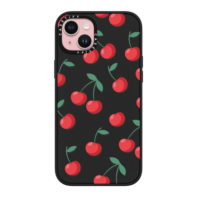 CASETiFY iPhone 15 Plus Case マットブラック インパクトケース MagSafe対応 Cherry,Strawberry Cherry,Food,Fruit,Cherry,Fruit,Pattern,Strawberry Cherries Father's Day CASETiFY iPhone 15 Plus Case マットブラック インパクトケース MagSafe対応 Cherry,Strawberry Cherry,Food,Fruit,Cherry,Fruit,Pattern,Strawberry Cherries Father's Day