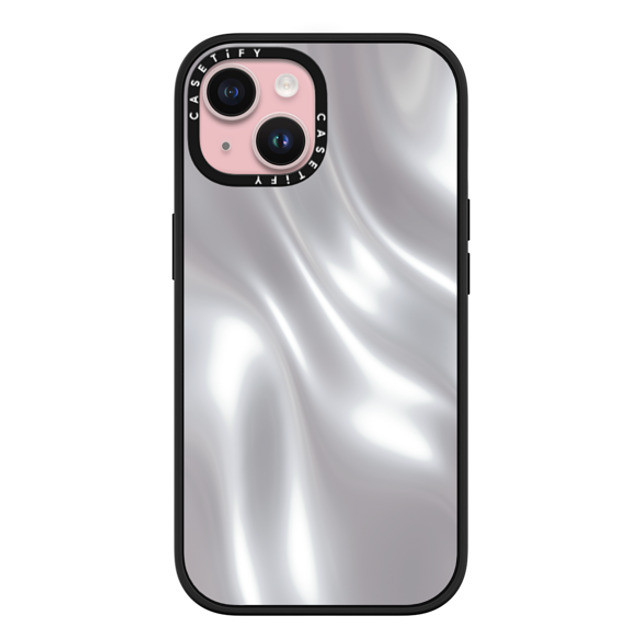 CASETiFY iPhone 15 ケース マットブラック インパクトケース MagSafe対応 Abstract,Futurism SOFT METAL