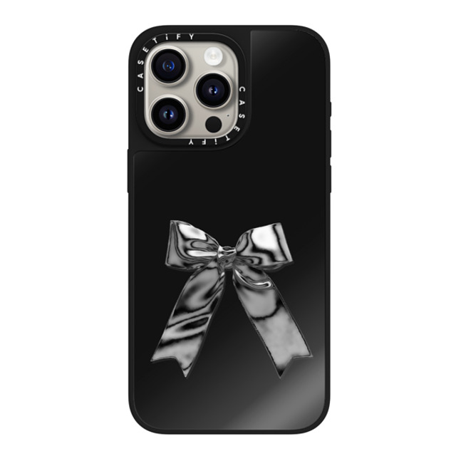 CASETiFY iPhone 15 Pro Max Case Black on Black ミラーケース MagSafe対応 Butterfly,Ribbon Butterfly,Ribbon Metallic Ribbon Back to School CASETiFY iPhone 15 Pro Max Case Black on Black ミラーケース MagSafe対応 Butterfly,Ribbon Butterfly,Ribbon Metallic Ribbon Back to School