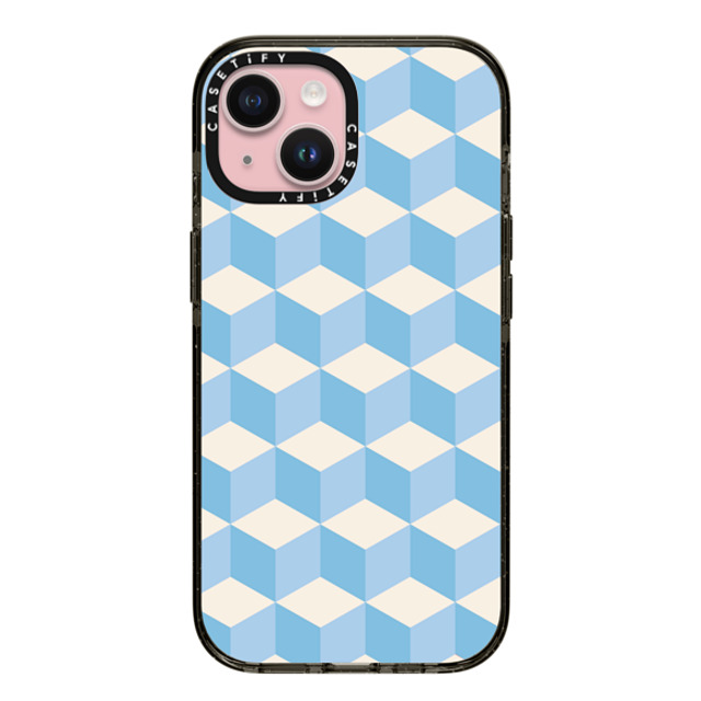 CASETiFY iPhone 15 ケース ブラック インパクトケース MagSafe対応 Preppy,Checkered Checkered,Pattern,Pattern,Y2K,Preppy Sky Blue Tiles Father's Day CASETiFY iPhone 15 ケース ブラック インパクトケース MagSafe対応 Preppy,Checkered Checkered,Pattern,Pattern,Y2K,Preppy Sky Blue Tiles Father's Day