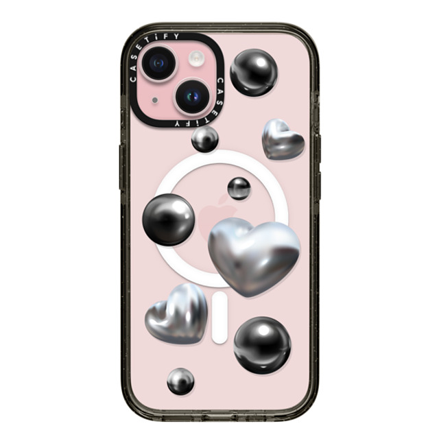 CASETiFY iPhone 15 Case Black Impact Case MagSafe Compatible Futurism,Monochrome Monochrome,Futurism Chrome Love Mother's Day CASETiFY iPhone 15 Case Black Impact Case MagSafe Compatible Futurism,Monochrome Monochrome,Futurism Chrome Love Mother's Day