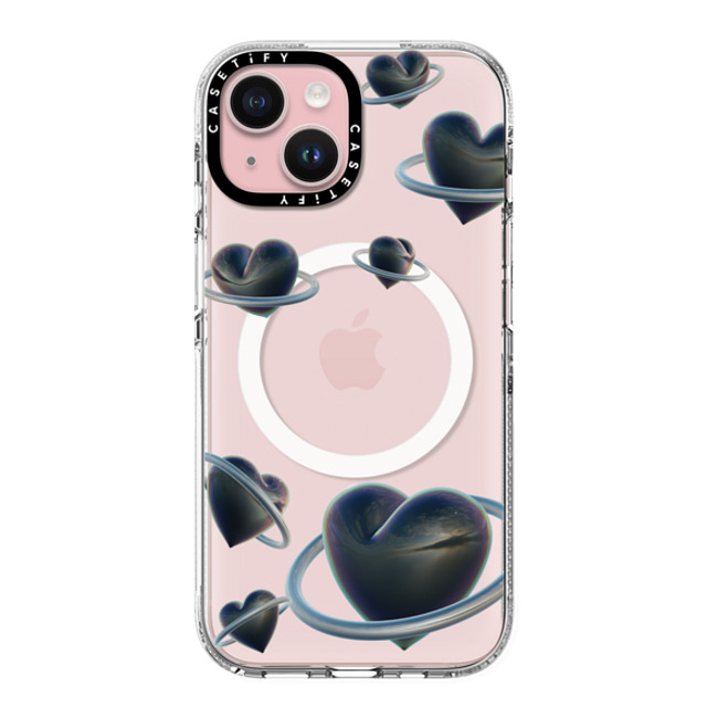 CASETiFY iPhone 15 ケース クリア クリア ケース MagSafe対応 Heart Universe Case casetify_artist