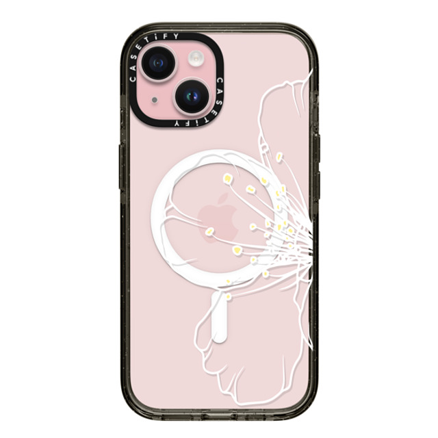 CASETiFY iPhone 15 Case Black Impact Case MagSafe Compatible Half Sakura casetify_artist Mother's Day CASETiFY iPhone 15 Case Black Impact Case MagSafe Compatible Half Sakura casetify_artist Mother's Day
