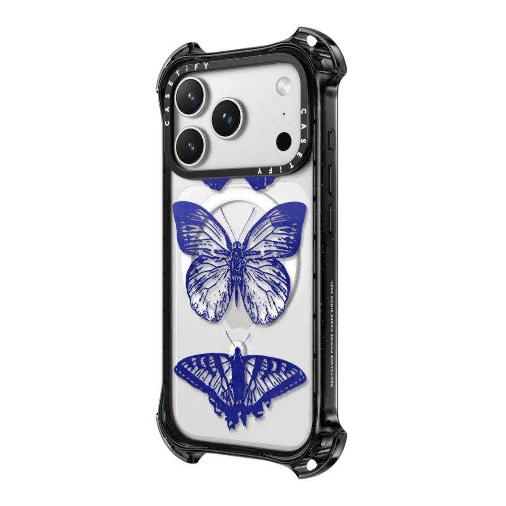 Bounce iPhone 17 Pro Max Case MagSafe Compatible - Butterfly Lithograph
