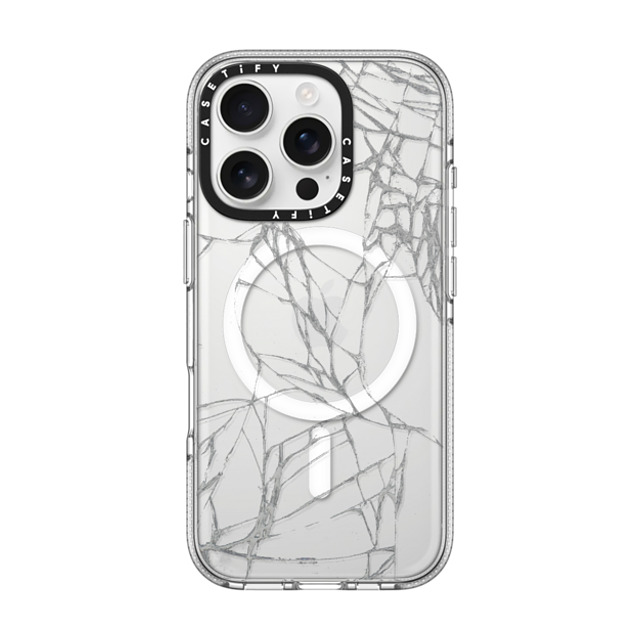 CASETiFY iPhone 16 Pro ケース クリア クリア ケース MagSafe対応 Hype Broken