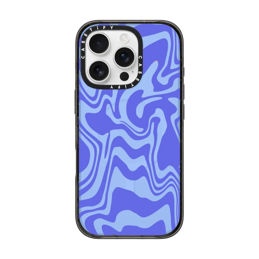 Impact iPhone 16 Pro Case MagSafe Compatible - Splitsville - Blue