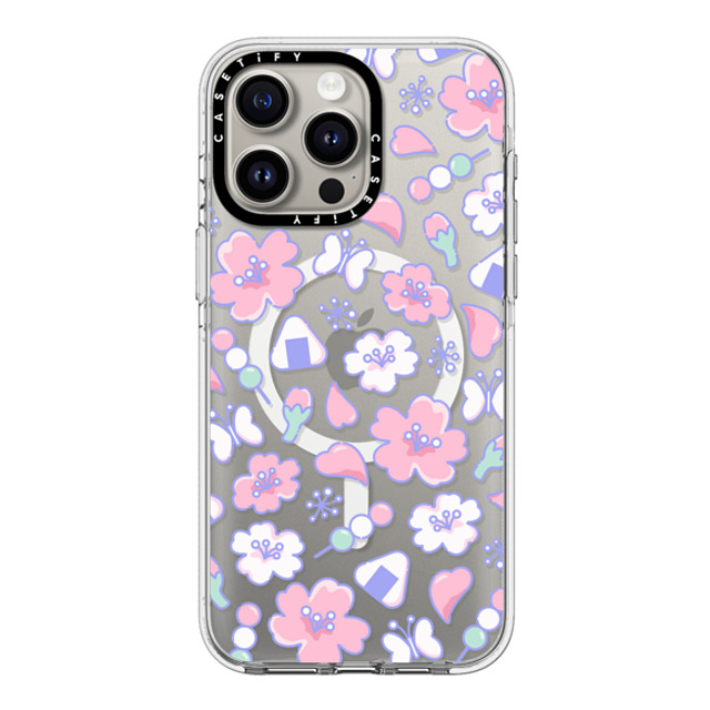 CASETiFY iPhone 15 Pro Max ケース クリア クリア ケース MagSafe対応 Anime Sakura casetify_artist