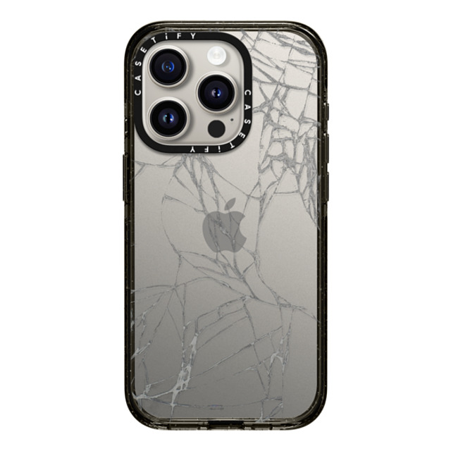CASETiFY iPhone 15 Pro ケース ブラック インパクトケース Hype Broken