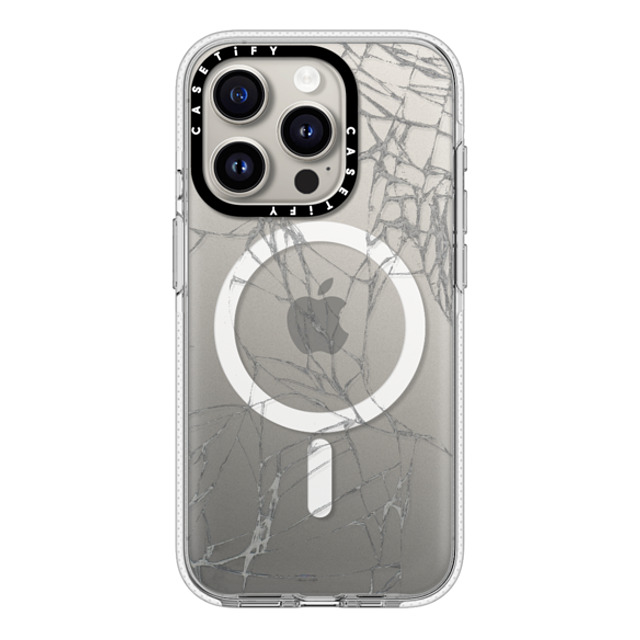 CASETiFY iPhone 15 Pro ケース クリア クリア ケース MagSafe対応 Hype Broken