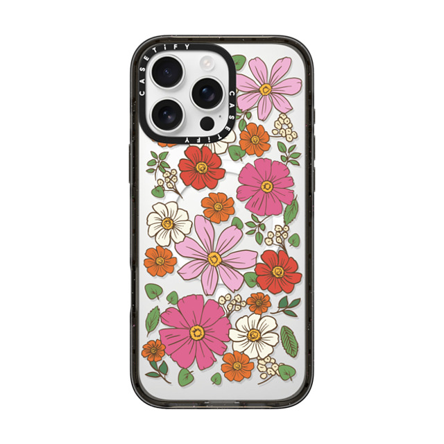 CASETiFY iPhone 16 Pro Max ケース ブラック インパクトケース MagSafe対応 Cottagecore Cottagecore Garden Florals Father's Day CASETiFY iPhone 16 Pro Max ケース ブラック インパクトケース MagSafe対応 Cottagecore Cottagecore Garden Florals Father's Day