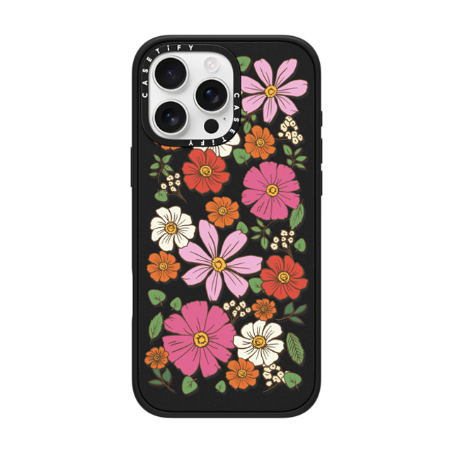 CASETiFY iPhone 16 Pro Max Case マットブラック インパクトケース MagSafe対応 Cottagecore Cottagecore Garden Florals Father's Day CASETiFY iPhone 16 Pro Max Case マットブラック インパクトケース MagSafe対応 Cottagecore Cottagecore Garden Florals Father's Day