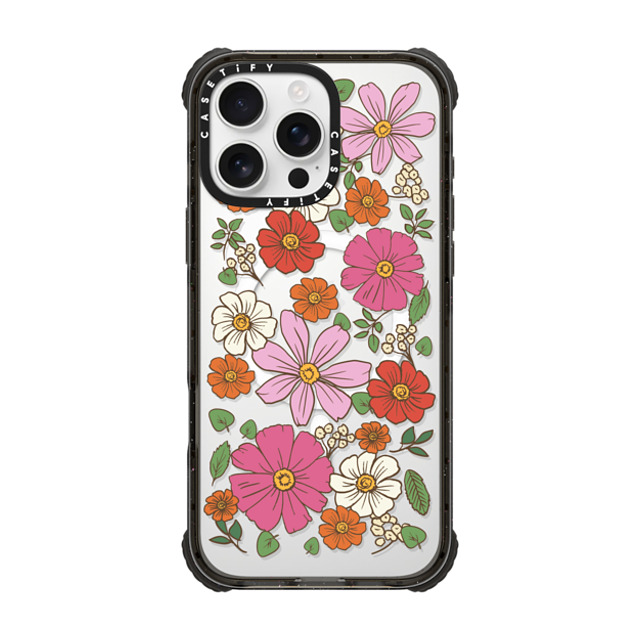CASETiFY iPhone 16 Pro Max ケース ブラック ウルトラ インパクトケース MagSafe 対応 Cottagecore Cottagecore Garden Florals Father's Day CASETiFY iPhone 16 Pro Max ケース ブラック ウルトラ インパクトケース MagSafe 対応 Cottagecore Cottagecore Garden Florals Father's Day