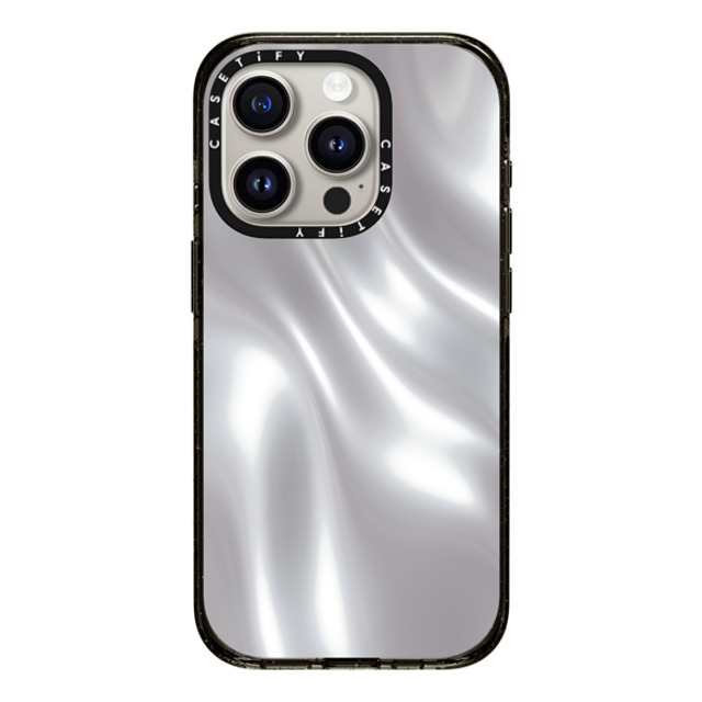 CASETiFY iPhone 15 Pro ケース ブラック インパクトケース Abstract,Futurism SOFT METAL