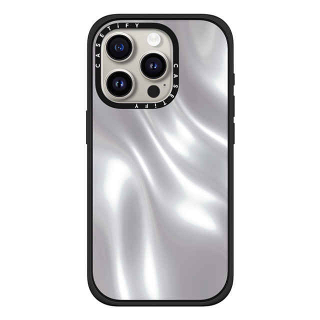 CASETiFY iPhone 15 Pro ケース マットブラック インパクトケース MagSafe対応 Abstract,Futurism SOFT METAL