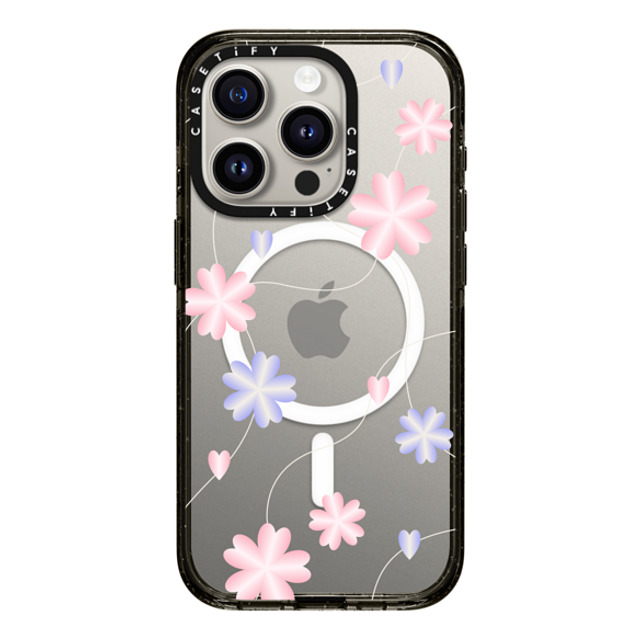 CASETiFY iPhone 15 Pro Case Black Impact Case MagSafe Compatible Sakura String casetify_artist Mother's Day CASETiFY iPhone 15 Pro Case Black Impact Case MagSafe Compatible Sakura String casetify_artist Mother's Day