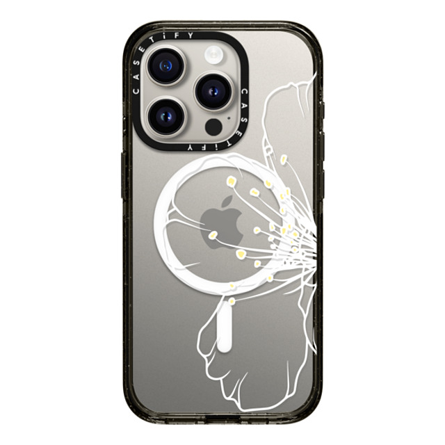 CASETiFY iPhone 15 Pro Case Black Impact Case MagSafe Compatible Half Sakura casetify_artist Back to School CASETiFY iPhone 15 Pro Case Black Impact Case MagSafe Compatible Half Sakura casetify_artist Back to School