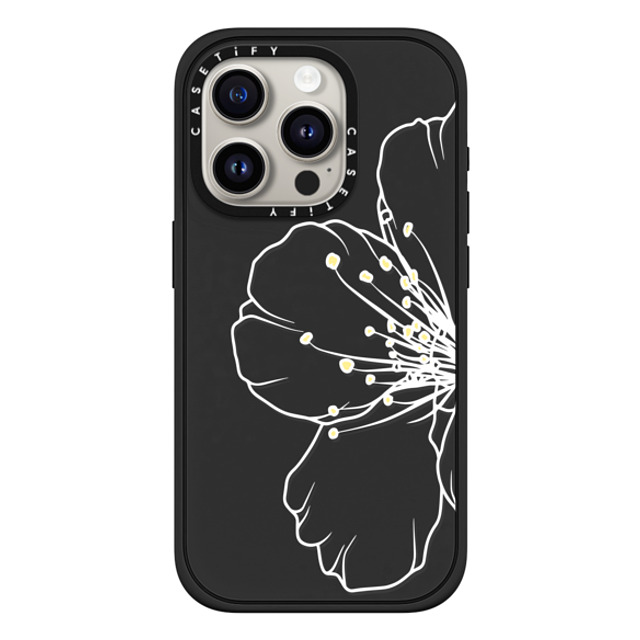 CASETiFY iPhone 15 Pro Case マットブラック Impact Case MagSafe Compatible Half Sakura casetify_artist Mother's Day CASETiFY iPhone 15 Pro Case マットブラック Impact Case MagSafe Compatible Half Sakura casetify_artist Mother's Day