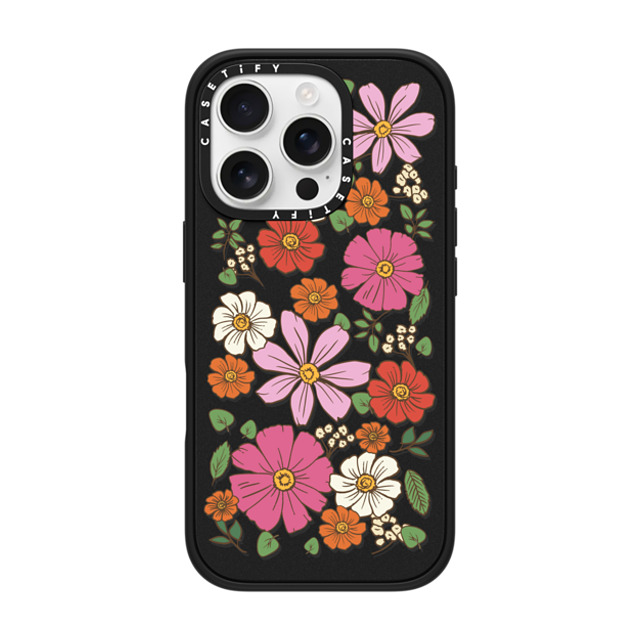 CASETiFY iPhone 16 Pro ケース マットブラック インパクトケース MagSafe対応 Cottagecore Cottagecore Garden Florals Father's Day CASETiFY iPhone 16 Pro ケース マットブラック インパクトケース MagSafe対応 Cottagecore Cottagecore Garden Florals Father's Day