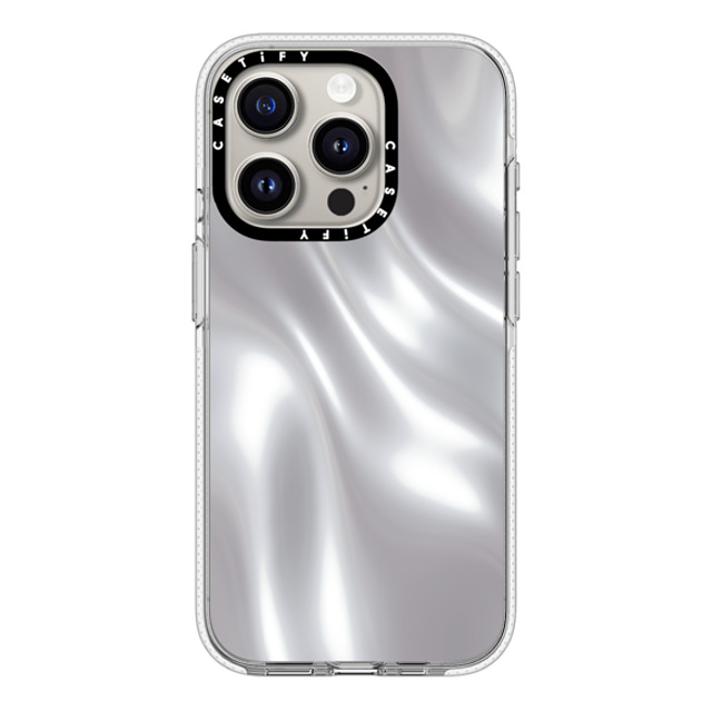 CASETiFY iPhone 15 Pro ケース クリア クリア ケース MagSafe対応 Abstract,Futurism SOFT METAL