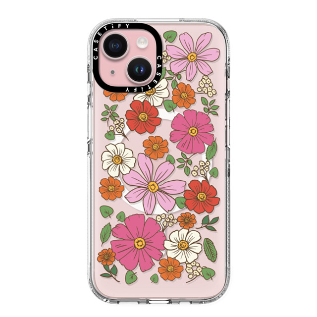 CASETiFY iPhone 15 ケース クリア クリア ケース MagSafe対応 Cottagecore Cottagecore Garden Florals Father's Day CASETiFY iPhone 15 ケース クリア クリア ケース MagSafe対応 Cottagecore Cottagecore Garden Florals Father's Day