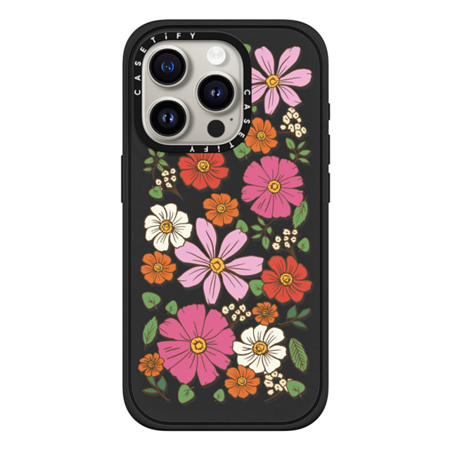 CASETiFY iPhone 15 Pro ケース マットブラック インパクトケース MagSafe対応 Cottagecore Cottagecore Garden Florals Father's Day CASETiFY iPhone 15 Pro ケース マットブラック インパクトケース MagSafe対応 Cottagecore Cottagecore Garden Florals Father's Day