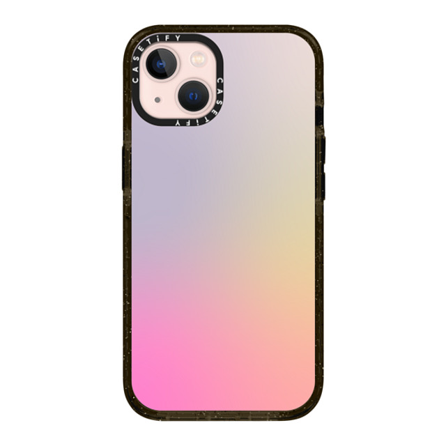 CASETiFY iPhone 13 ケース ブラック インパクトケース Pastel,Gradient,Futurism,Pastel Pastel Gradient