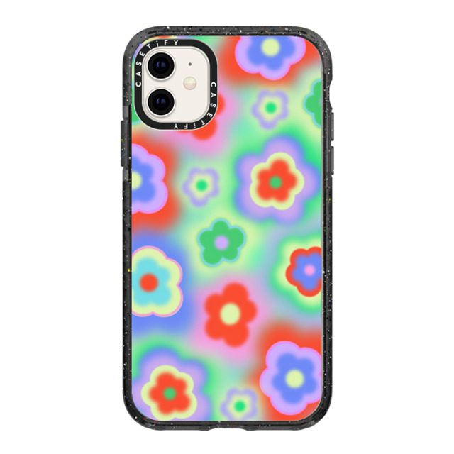 CASETiFY iPhone 11 ケース ブラック インパクトケース Floral Floral,Floral Acid Flowers Back to School CASETiFY iPhone 11 ケース ブラック インパクトケース Floral Floral,Floral Acid Flowers Back to School