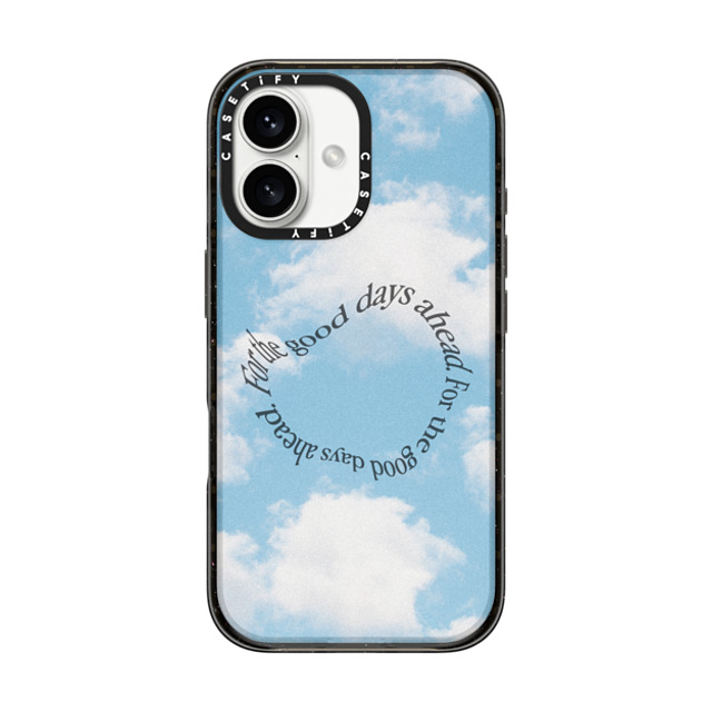 CASETiFY iPhone 16 Case ブラック インパクトケース Dark Academia Dark Academia Good Day Skies Mother's Day CASETiFY iPhone 16 Case ブラック インパクトケース Dark Academia Dark Academia Good Day Skies Mother's Day