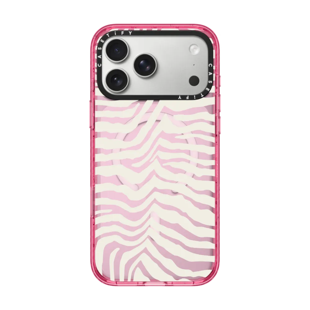 Impact iPhone 17 Pro Max Case MagSafe Compatible - Zebra Stripe