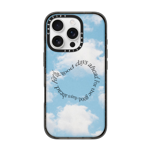 CASETiFY iPhone 16 Pro Case ブラック インパクトケース Dark Academia Dark Academia Good Day Skies Mother's Day CASETiFY iPhone 16 Pro Case ブラック インパクトケース Dark Academia Dark Academia Good Day Skies Mother's Day