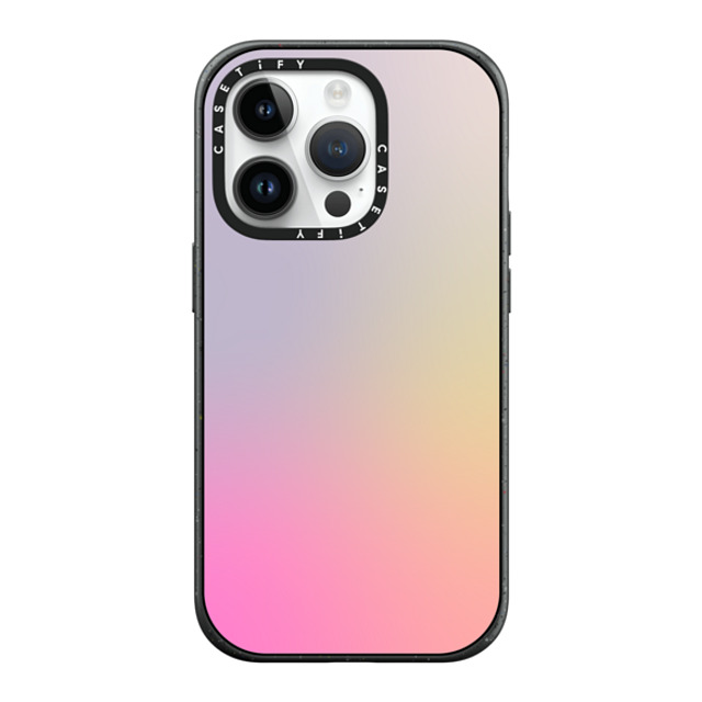 CASETiFY iPhone 14 Pro ケース マットブラック インパクトケース MagSafe対応 Pastel,Gradient,Futurism,Pastel Pastel Gradient