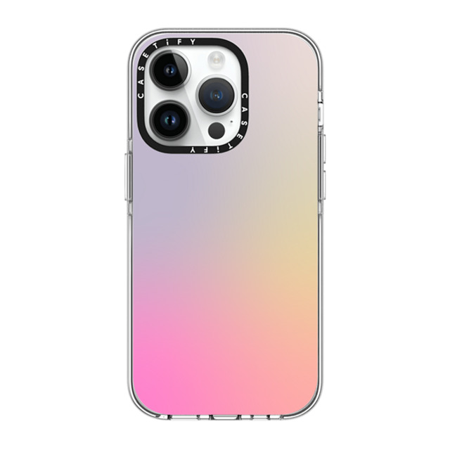 CASETiFY iPhone 14 Pro ケース クリア クリア ケース MagSafe対応 Pastel,Gradient,Futurism,Pastel Pastel Gradient