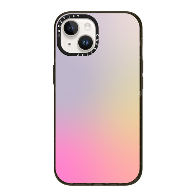 CASETiFY iPhone 14 ケース ブラック インパクトケース Pastel,Gradient,Futurism,Pastel Pastel Gradient