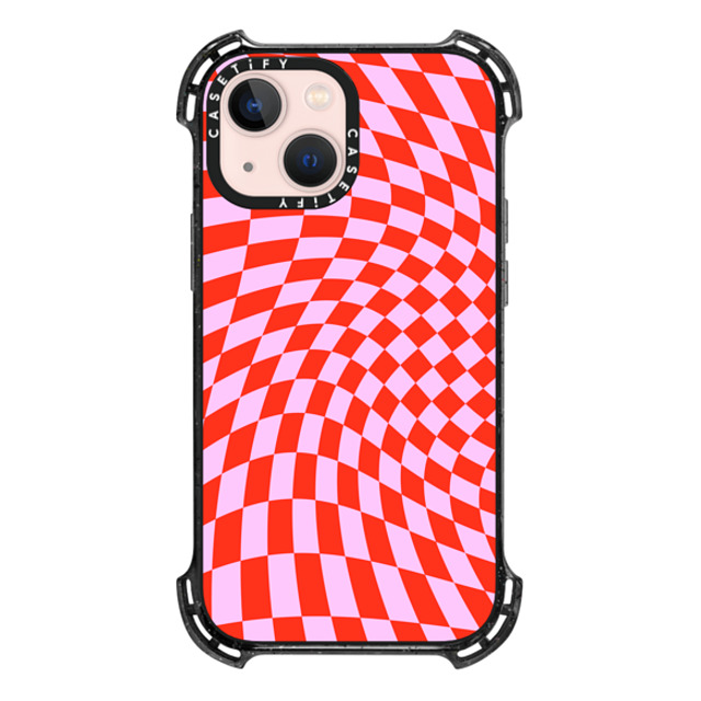 CASETiFY iPhone 13 Mini ケース Triple Black バウンスケース Checkered,Pattern Checkered,Pattern,Pattern Strawberry Checkers Mother's Day CASETiFY iPhone 13 Mini ケース Triple Black バウンスケース Checkered,Pattern Checkered,Pattern,Pattern Strawberry Checkers Mother's Day