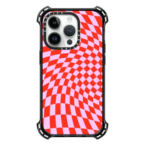 iPhone 14 Pro - Strawberry Checkers