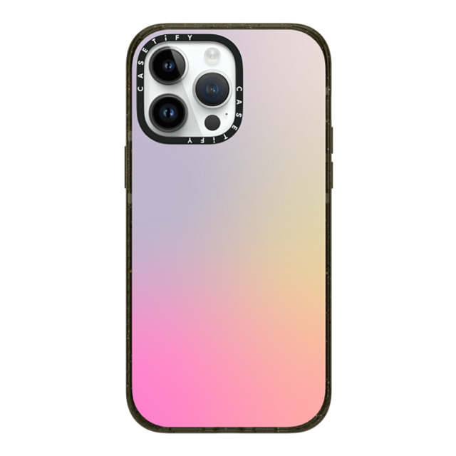 CASETiFY iPhone 14 Pro Max ケース ブラック インパクトケース MagSafe対応 Pastel,Gradient,Futurism,Pastel Pastel Gradient