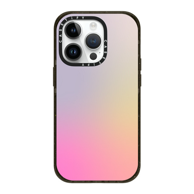 CASETiFY iPhone 14 Pro ケース ブラック インパクトケース MagSafe対応 Pastel,Gradient,Futurism,Pastel Pastel Gradient