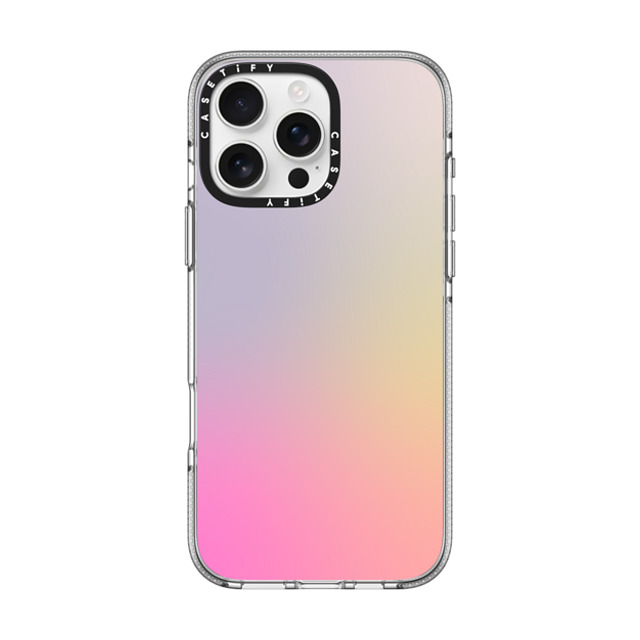 CASETiFY iPhone 16 Pro Max ケース クリア クリア ケース MagSafe対応 Pastel,Gradient,Futurism,Pastel Pastel Gradient