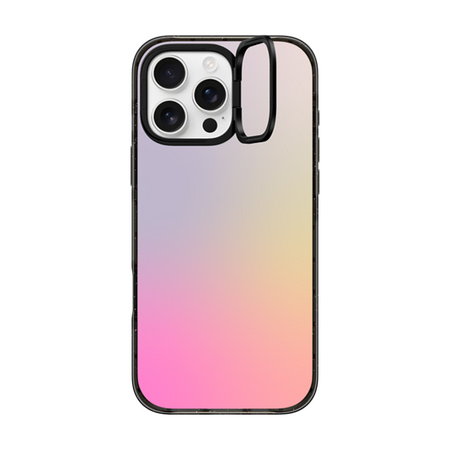 CASETiFY iPhone 16 Pro Max ケース ブラック インパクトリングスタンドケース MagSafe対応 Pastel,Gradient,Futurism,Pastel Pastel Gradient