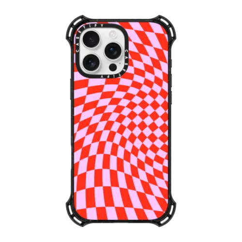 iPhone 16 Pro Max - Strawberry Checkers