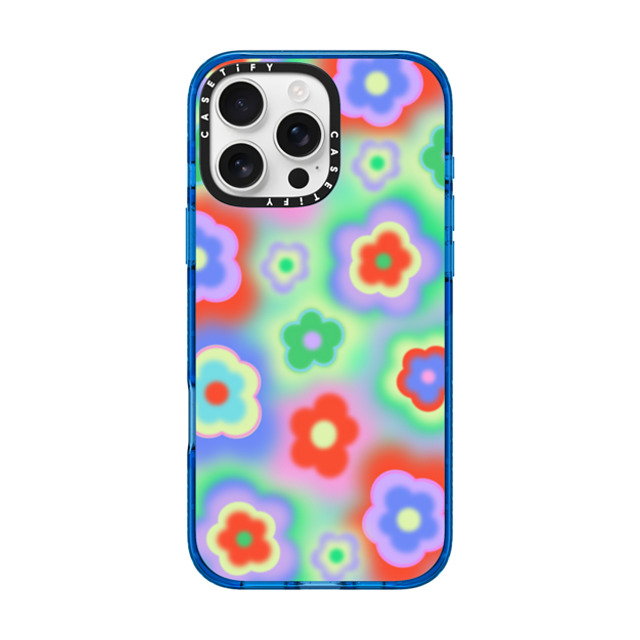 CASETiFY iPhone 16 Pro Max Case スカイブルー Impact Case Floral Floral,Floral Acid Flowers Father's Day CASETiFY iPhone 16 Pro Max Case スカイブルー Impact Case Floral Floral,Floral Acid Flowers Father's Day