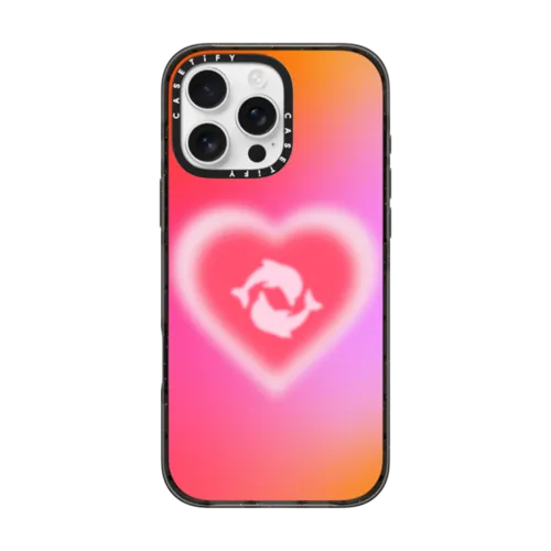 iPhone 16 Pro Max - Dolphin Heart - Love