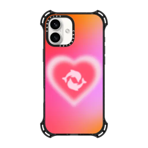iPhone 16 Plus - Dolphin Heart - Love