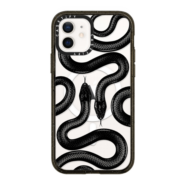 CASETiFY iPhone 12 Case ブラック インパクトケース MagSafe対応 Snake,Animal Animal,Snake,Hype Black Kingsnake Mother's Day CASETiFY iPhone 12 Case ブラック インパクトケース MagSafe対応 Snake,Animal Animal,Snake,Hype Black Kingsnake Mother's Day