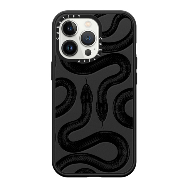 CASETiFY iPhone 13 Pro Case マットブラック Impact Case MagSafe Compatible Snake,Animal Animal,Snake,Hype Black Kingsnake Mother's Day CASETiFY iPhone 13 Pro Case マットブラック Impact Case MagSafe Compatible Snake,Animal Animal,Snake,Hype Black Kingsnake Mother's Day